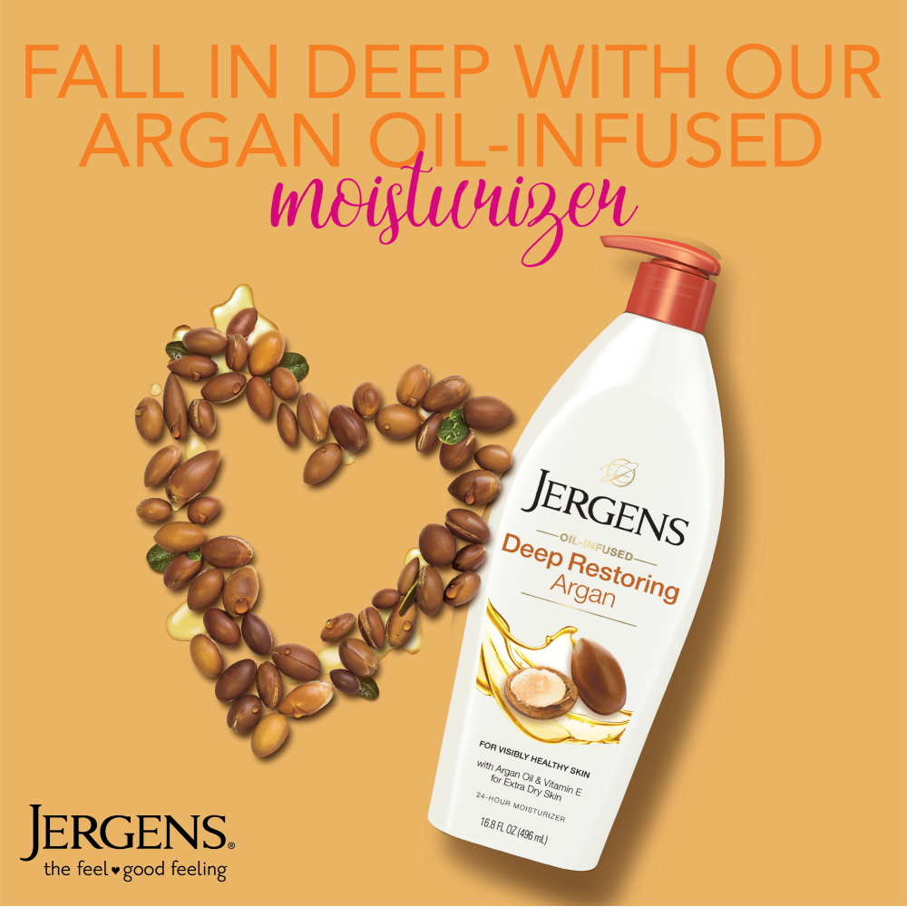 Fall in deep with our argan oil-infused moisturizer