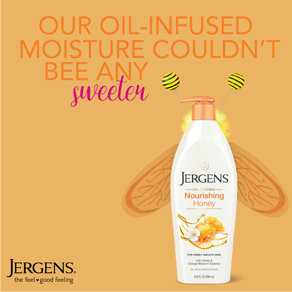 Our oil-infused moisture couldn't bee any sweeter