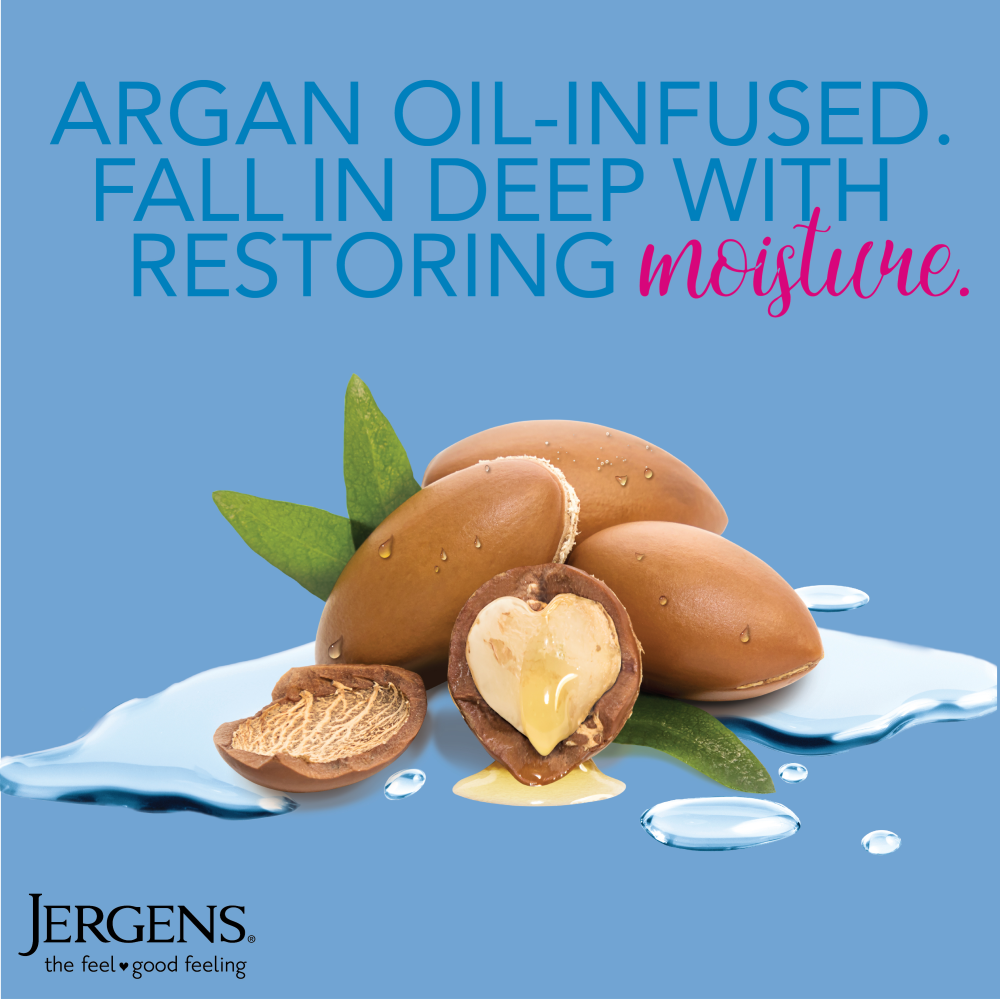 Argan oil-infused. Fall in deep with restoring moisture.